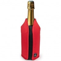 Рубашка для охлаждения вин и шампанского Peugeot Frizz, красная