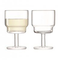 Набор из 2 бокалов для вина Lsa International Utility, 220 мл, прозрачный