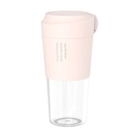 Портативный блендер (джусер) Solove Juicer 330 мл, магнитная зарядка, розовый