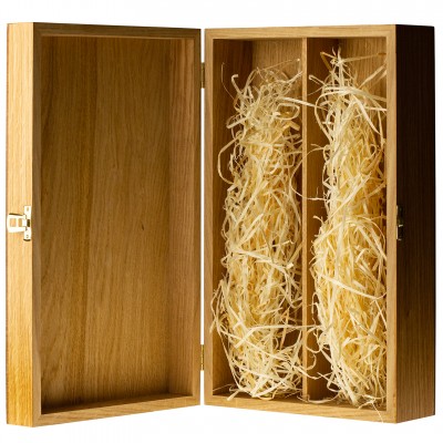 Сет Addwood из древесины дуба для двух бутылок 