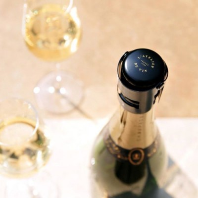 Пробка металлическая для шампанского и вина L'Atelier du Vin Bouchon Gard'Bulles Metal