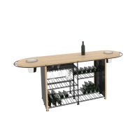 Дегустационный стол Architecture Intérieure du Vin Tasting counter 224 см Дегустационный стол Architecture Intérieure du Vin Tasting counter 224 см