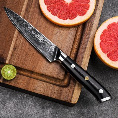 Нож унив. из дамасской стали Keemake 5 Inch Utility Knife, черный