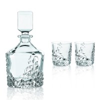 Набор из графина и 2-х стаканов для виски Nachtmann Sculpture Набор из графина и 2-х стаканов для виски Nachtmann Sculpture