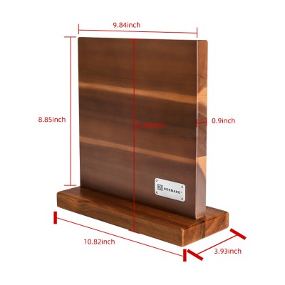 Магнитная подставка для ножей Keemake Double Sided Wooden