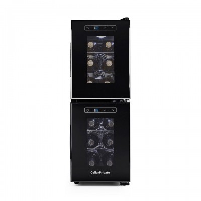 Винный шкаф двухкамерный Cellar Private CP012-2E