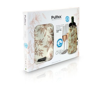 Рубашка для охлаждения вина и шампанского Pulltex Cooler Bag Lilies