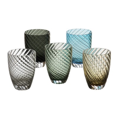 Стаканы сервировочные Italesse Vertigo Tumbler Amber 2 шт.