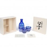 Набор для саке TAJIMA GLASS Тама Ярай 200 мл и 2 по 60 мл Набор для саке TAJIMA GLASS Тама Ярай 200 мл и 2 по 60 мл