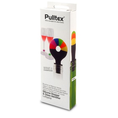 Пробка для вина с маркерами Pulltex Stopper & Glass Identifier