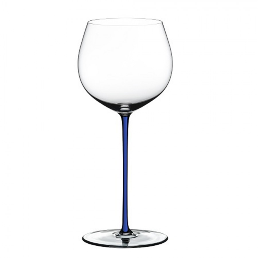 Бокал для вина Riedel Oaked Chardonnay Fatto A Mano Dark Blue