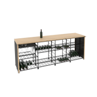 Большая барная стойка Architecture Intérieure du Vin Large Counter Bar 245 см Большая барная стойка Architecture Intérieure du Vin Large Counter Bar 245 см