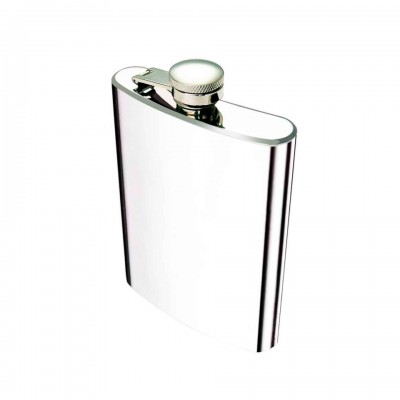Фляга для напитков Boj Flask Stainless Steel Bright Finish
