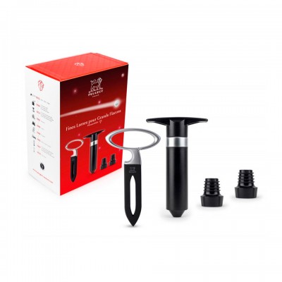 Подарочный набор штопор Mathus + Вакуумный насос для вина Epivac + 2 пробки для вина