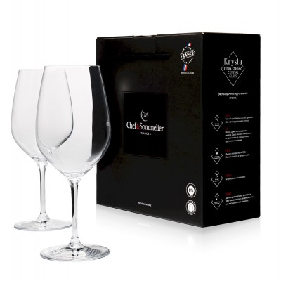 Бокалы для вина Chef&Sommelier Sequence 620 мл. / 2 шт. в п/у.