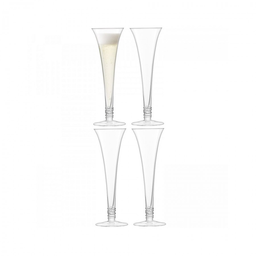 Набор из 4 бокалов-флейт Lsa International Prosecco 140 мл