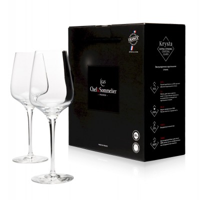 Бокалы для вина Chef&Sommelier Sublym 350 мл. / 2 шт. в п/у.