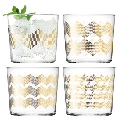 Набор стаканов Lsa International Signature, Chevron, 310 мл, 4 шт. Набор стаканов Lsa International Signature, Chevron, 310 мл, 4 шт.