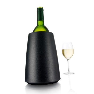 Охладительное ведёрко для вина Vacu Vin Elegant, чёрное