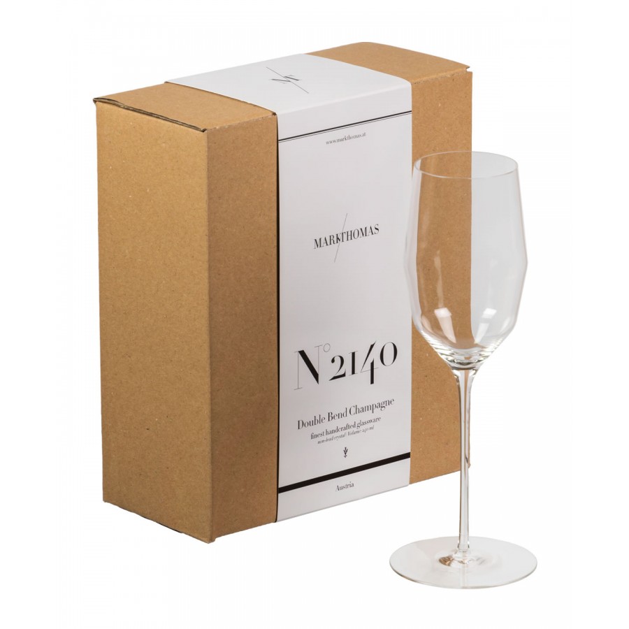 Бокалы Markthomas Double Bend Champagne 2шт.