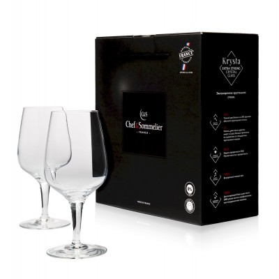 Бокалы для вина Chef&Sommelier Sublym Ballon 350 мл. / 2 шт. в п/у.