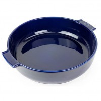 Круглая форма для запекания Peugeot Ceramic Blue, Франция, 27 см, синяя Круглая форма для запекания Peugeot Ceramic Blue, Франция, 27 см, синяя