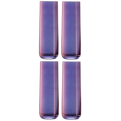 Набор стаканов Lsa International Aurora, 420 мл, фиолетовый, 4 шт. Набор стаканов Lsa International Aurora, 420 мл, фиолетовый, 4 шт.