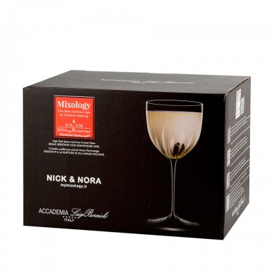 Набор рюмок для ликёра и крепких напитков Luigi Bormioli Mixology Nick & Nora 6 шт.