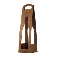 Переноска Addwood из тонированной фанеры для одной бутылки Переноска Addwood из тонированной фанеры для одной бутылки