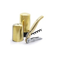 Набор для вина Pulltex Celebration Set 3 Pcs. Gold Набор для вина Pulltex Celebration Set 3 Pcs. Gold