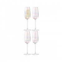 Набор из 4 бокалов-флейт Lsa International Pearl 250 мл