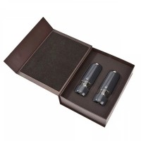 Набор электрических мельниц для специй Peugeot Alaska Duo Black, 17 мм Набор электрических мельниц для специй Peugeot Alaska Duo Black, 17 мм