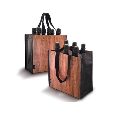 Сумка на 6 бутылок Pulltex Wood Wine Bag