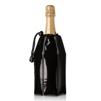 Охладительная рубашка для шампанского Vacu Vin Black