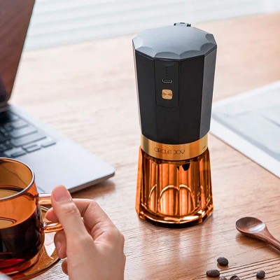 Кофемолка Xiaomi Circle Joy Electric Coffee Grinder, янтарно-черная