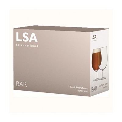 LSA International Набор бокалов для пива Bar, 550 мл, 2 шт.