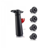 Вакуумный насос для вина Vacu Vin Black + 4 пробки Вакуумный насос для вина Vacu Vin Black + 4 пробки