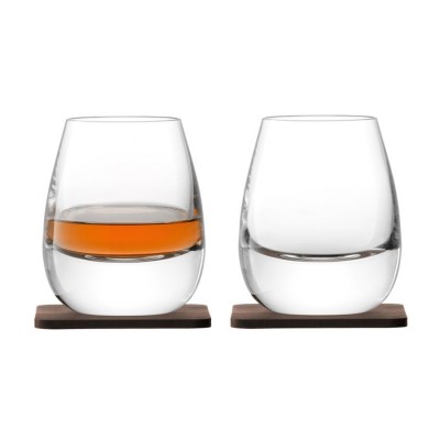 Набор для виски с деревянными подставками Lsa International Islay Whisky