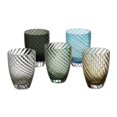 Стаканы сервировочные Italesse Vertigo Tumbler Amber 6 шт.