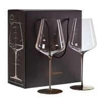 Бокалы для вина Sophienwald Royal Gold Grande Cru Bordeaux 2шт. Бокалы для вина Sophienwald Royal Gold Grande Cru Bordeaux 2шт.