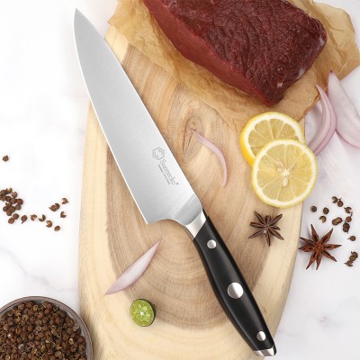 Нож шеф-повара Sunnecko 8 Inch Chef Knife, черный