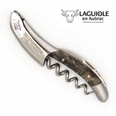 Штопор Laguiole En Aubrac Sommelier Peuplier, черно-зеленый