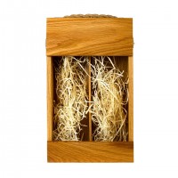 Сет Addwood из древесины дуба для двух бутылок 