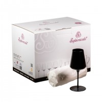 Бокалы для вина Sophienwald Black Line Bordeaux 6 шт. Бокалы для вина Sophienwald Black Line Bordeaux 6 шт.