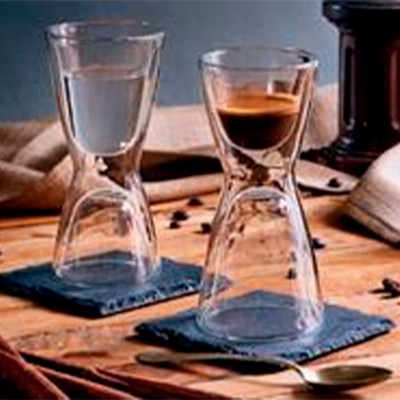 Стаканы для кофе и воды Luigi Bormioli Thermic Glass 2 шт.