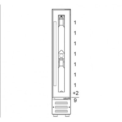 Винный шкаф компрессорный Dunavox DAUF-9.22SS