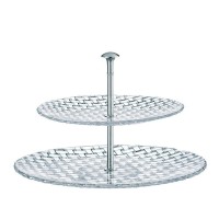 Блюдо двухъярусное Nachtmann BOSSA NOVA 32x23 см Блюдо двухъярусное Nachtmann BOSSA NOVA 32x23 см