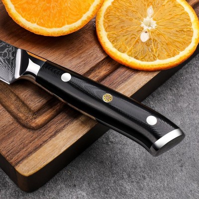 Нож унив. из дамасской стали Keemake 5 Inch Utility Knife, черный