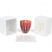 Рюмка TAJIMA GLASS Мерцание звезды 75мл, медно-красная