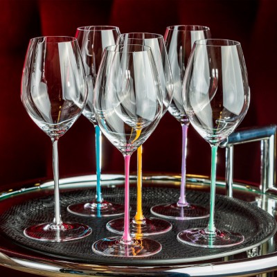 Бокал для шампанского Riedel Fatto A Mano Champagne Wine Glass Mauve